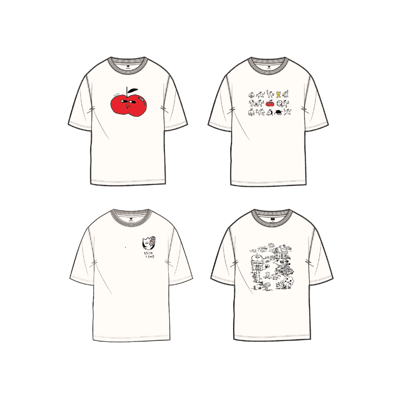 IGIN Tシャツ グッズセット★土日値下げ IGIN × Wacky Willy コラボTシャツ（ホワイト） – IGIN TOKYO